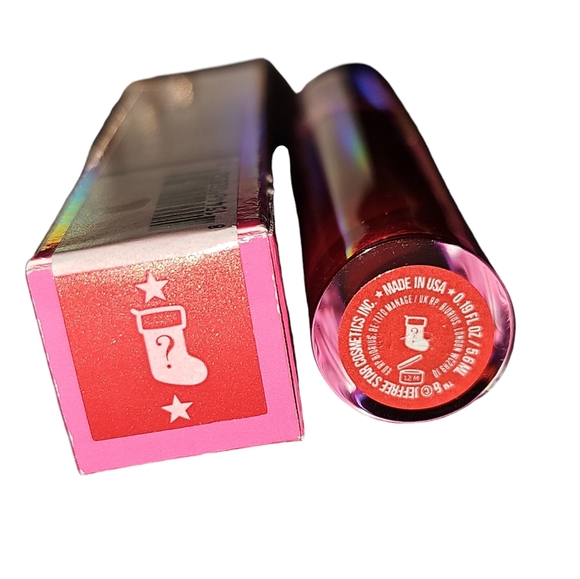 Jeffree Star Christmas Mystery Shade “?” Stocking Red Liquid Velour Lipstick - Picture 3 of 4